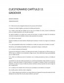 Cuestionario Capitulo 11 Groover