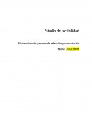 Sistematización proceso de selección y contratación