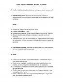 CASO TARJETA NARANJA: METODO DE CASOS