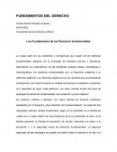 Los Fundamentos de los Derechos fundamentales