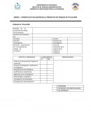 FORMATO DE EVALUACIÓN DE LA PROPUESTA DE TRABAJO DE TITULACIÓN