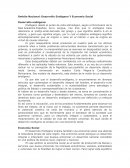 Ámbito Nacional: Desarrollo Endógeno Y Economía Social
