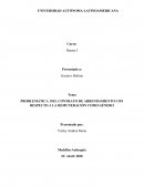 PROBLEMÁTICA DEL CONTRATO DE ARRENDAMIENTO CON RESPECTO A LA REMUNERACIÓN COMO GÉNERO