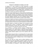 Ensayo de “La felicidad en el trabajo y en la vida”