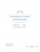 Esfuerzo de corte longitudinal