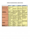 MATRIZ DE VALORACIÓN PARA EL JUEGO DE ROLES