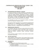 COOPERATIVA DE SERVICIOS MULTIPLES “COVIDA” LTDA