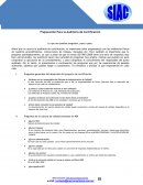 Preparacion para Auditoria de Certificacion