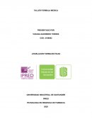 Análisis formula medica