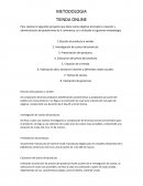 METODOLOGIA TIENDA ONLINE