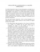 APLICACIÓN DE LA SOCIOLOGÍA A LA GESTIÓN EMPRESARIAL