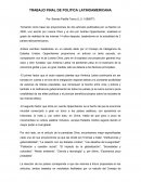 TRABAJO FINAL DE POLITICA LATINOAMERICANA