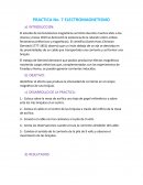 PRACTICA No. 7 ELECTROMAGNETISMO