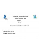 ¿Qué es un Ensayo?; Rúbrica para Evaluar un Ensayo