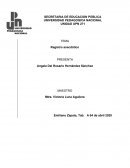 Registro anecdótico