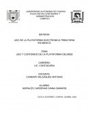 USO Y CONTENIDO DE LA PLATAFORMA DEL IMSS