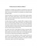 Predicciones de la inflación en México