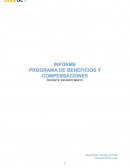 INFORME PROGRAMA DE BENEFICIOS Y COMPENSACIONES