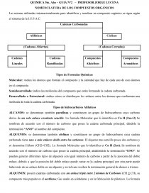 NOMENCLATURA DE LOS COMPUESTOS ORGÁNICOS. Página 1