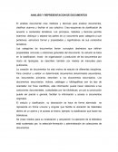 Analisis y representacion de documentos