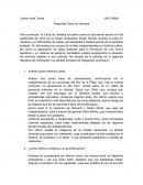 Carta de Jamaica - Análisis