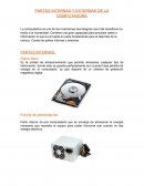 PARTES INTERNAS Y EXTERNAS DE LA COMPUTADORA