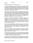 Ensayo sobre la educación de lo pueblos antiguos