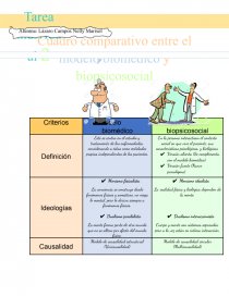 Modelo biomedico y biopsicosocial - Tareas - NELLY MARISOL LAZARO CAMPOS