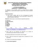 Actividad de aprendizaje. Lenguaje y comunicación