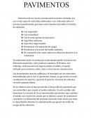 Pavimentos y Vías