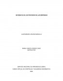 INCIDENCIA DE LOS PROCESOS DE LAS EMPRESAS