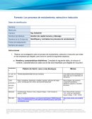 Identifiques y contrastes los procesos de reclutamiento