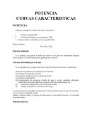 POTENCIA CURVAS CARACTERISTICAS