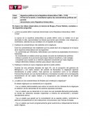 Aspectos políticos de la República Aristocrática (1895 – 1919)