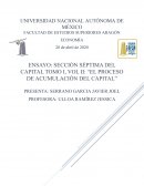 El proceso de acumulación del capital