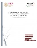 Pensamiento administrativo