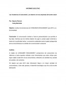 Las Tendencia al consumidor y la relación con las empresas del sector salud