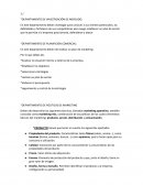 DEPARTAMENTO DE INVESTIGACIÓN DE MERCADO