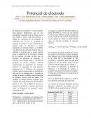 Potencial de electrodo fisicoquimica