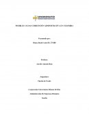 POSIBLES CAUSAS CORRUPCIÓN ADMINISTRATIVA EN COLOMBIA