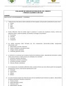 EVALUACIÓN DE CIENCIAS NATURALES DEL 30% GRADO 5 (s/r)