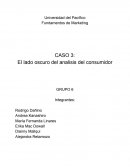 CASO 3: El lado oscuro del analisis del consumidor