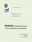NUEVAS TECNOLOGÍAS EDUCATIVAS PARA EL PROFESIONAL DE LA ORIENTACIÓN