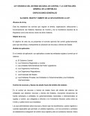 LEY ORGÁNICA DEL SISTEMA NACIONAL DE CONTROL Y LA CONTRALORÍA GENERAL DE LA REPÚBLICA