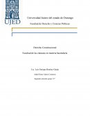 Facultades de las camaras en materia hacendaria