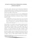 ¿Por qué la revolución francesa fundamento las revoluciones proletarias del siglo XX?