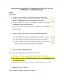 CUESTIONARIO DE LOS AXILIARES E INTERMEDIARIOS DEL COMERCIO: FACTORES DEPENDIENTES Y EL CORREDOR MERCANTIL