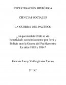 Cambios economicos en Chile depues de la Guerra del pacífico