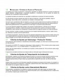 CRITERIOS DE PROTECCION