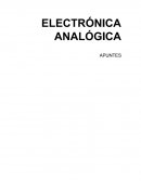 ELECTRÓNICA ANALÓGICA APUNTES